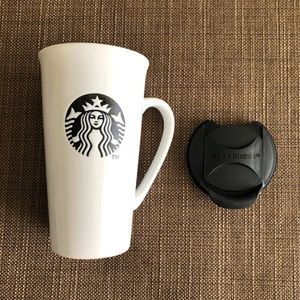 Starbucks White Ceramic Cup